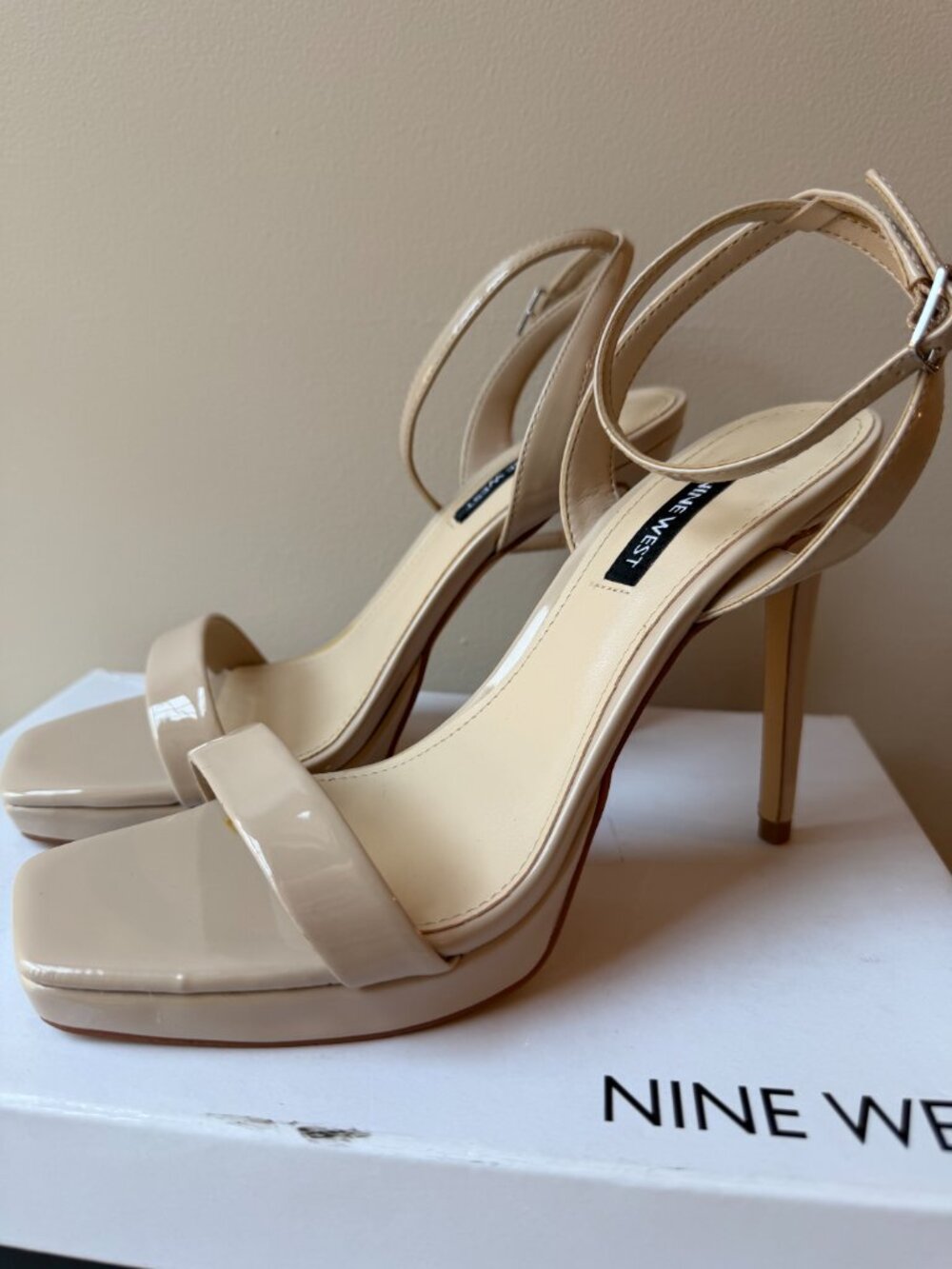 Nine West Nude Stiletto Heels- size 7 - Picture 6 of 8